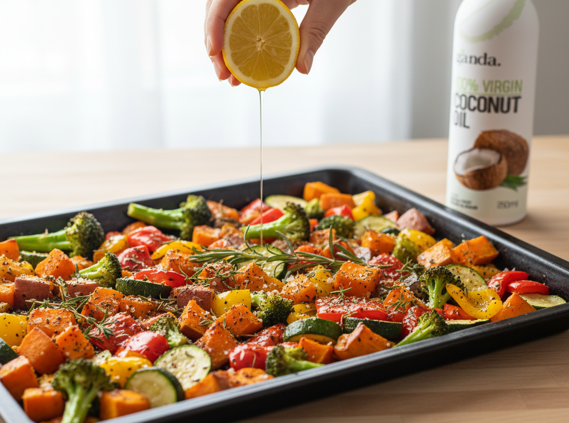 Ganda Coconut Oil Roasted Vegetables